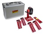 Chassis Height Gauge - Laser - 2-6 in Height Range - Aluminum - Red Anodized - Kit thumbnail 1