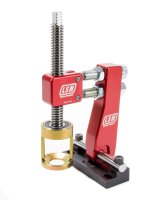 Valve Spring Compressor - Heavy Duty - Head-On - Shaft Mount - Aluminum - Red Anodized - Various Applications - Kit thumbnail 1