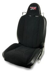 Seat - Baja RS - Driver Side - Reclining - Hip / Side Bolsters - Harness Openings - Cloth / Vinyl - Black - Each thumbnail 1