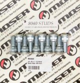 Wheel Stud - 1/2-20 in Thread - 1.500 in Long - 0.665 Knurl - Steel - Zinc Oxide - Set of 10 thumbnail 1
