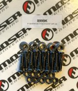 Rear Axle Assembly Housing Stud - 3/8-24 in Thread - Steel - Black Oxide - Ford 9 in - Set of 10 thumbnail 1
