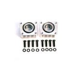 C-Clip Eliminator Kit - Bearings / Gaskets / Hardware Included - Aluminum - Natural - Stock Axles - GM 10-Bolt / 12-Bolt Drum Brakes - Kit thumbnail 1