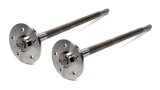 Axle Shaft - 27.063 in and 31.063 in Long - 28 Spline Carrier - 5 X 4.50 in Bolt Pattern - Ford 9 in - Mustang 1967-70 - Pair thumbnail 1