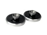 Helmet Anchor - Magnetic - Post Style - Aluminum / Silicone - Natural / Black - Pair thumbnail 1