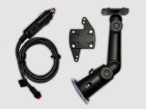 Computer Mounting Bracket - G-Series - Windshield Mount - Suction Cup - Car Charger Included - Monit Rally Computers - Each thumbnail 1