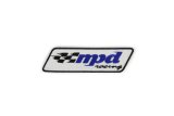 Patch - MPD Logo - 4 in Long - 1 in Tall - Black - Each thumbnail 1