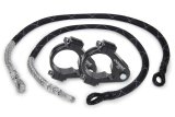 Axle Tether - Clamp / Hardware Included - Aluminum - Black Anodized - 2-1/4 in Axle Tube - Kit thumbnail 1