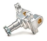 Spindle - Pavement - Stepped Snout - Front - Steel - Snout - Aluminum - Clear Anodized - Each thumbnail 1