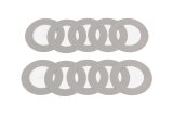 Spindle Shim - 0.007 in Thick - Steel - Natural - MPD Sprint Car Spindle - Set of 10 thumbnail 1