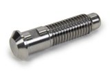 Wheel Stud - Replacement - 5/8-11 in Right Hand Thread - 2.5 in Long - Titanium - Natural - 6 Pin Sprint Car - Each thumbnail 1