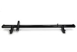 Front Axle Assembly - 2 in OD - 44 in Wide - 9 and 12 Degree Front Spindles - Chromoly - Black Powder Coat - Midget - Each thumbnail 1