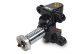 Spindle - Aluminum Body - 10 Degree Steel Snout - Steel Locknut Included - 4 Ear - Aluminum / Steel - Black Anodized / Natural - Midget - Each thumbnail 1