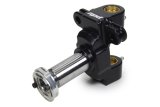 Spindle - Aluminum Body - 10 Degree Steel Snout - Steel Locknut Included - 2 Ear - Aluminum / Steel - Black Anodized / Natural - Midget - Each thumbnail 1