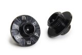Torsion Bar Retainer - 20 mm x 1.50 Thread - Aluminum - Black Anodized - MPD 1-1/8 in Torsion Bars - Pair thumbnail 1