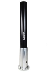 Torque Tube - Heavy Duty - 28 in Long - 2.99 in OD - Long Collar - Aluminum - Black / Silver - Sprint Car - Each thumbnail 1