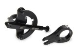 Shifter Assembly - Positive Camlock - Locking - Frame Mount - Clamp-On Bracket - 1-3/8 in OD Tubes - Aluminum - Black Anodized - Sprint Car - Kit thumbnail 1