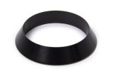 Axle Spacer - 0.5 in Wide - Cone - Male - MPD System Saver - Aluminum - Black Anodized - 36 Spline Axle - Sprint Car - Each thumbnail 1