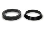 Axle Spacer - 0.5 in Thick - Cone - Female / Male - Aluminum - Black Anodized - Sprint Car - Kit thumbnail 1