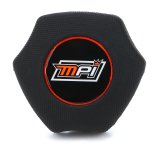 Steering Wheel Pad - 3-Spoke - Wrap Around - Polyurethane - Black - Each thumbnail 1