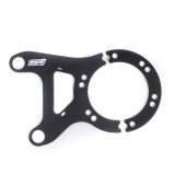 Button Bracket - Steering Wheel Mount - 2 Button - Aluminum - Black Anodized - MPI Steering Wheels - Each thumbnail 1