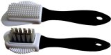 Cleaning Brush - Suede / Plastic - White - Each thumbnail 1