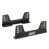 Seat Bracket - Side Mount - 16 Mounting Holes - Steel - Black Powder Coat - Universal - Kit thumbnail 1