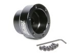 Steering Wheel Adapter - 6-Bolt Wheel to UTV Hub - Aluminum - Black Anodized - MPI Steering Wheels - Each thumbnail 1