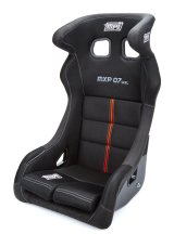 Seat - MXP 07 XL - FIA Approved - Side Bolsters - Harness Openings - Fiberglass - Black - Each thumbnail 1