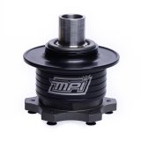 Steering Wheel Quick Release - 360 Degree Release - Aluminum - Black Anodized - 6-Bolt Steering Wheel - Kit thumbnail 1