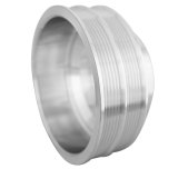 Crankshaft Pulley - High Water Flow Ratio - Serpentine - 6/6-Rib - 7 in Diameter - Hardware Included - Aluminum - Clear Powder Coat - Long Water Pump - Big Block Chevy - Each thumbnail 1