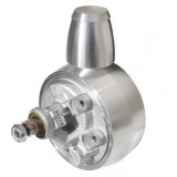 Power Steering Pump - Saginaw - 3 gpm - 1200 psi - Billet Reservoir - Aluminum - Clear Powder Coat - Universal - Each thumbnail 1