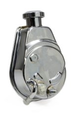 Power Steering Pump - Saginaw - 3 gpm - 1200 psi - Canister Style - Steel - Chrome - Keyway Style - Each thumbnail 1