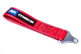 Tow Loop - Soft-Touch - Bolt-On - 12-1/2 in Long - 10000 lb Webbing - 7/16 in Mount - Nylon - Red - Mac's Logo - Each thumbnail 1