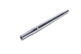 Suspension Tube - 1.125 in OD - 25 in Long - 5/8-18 in Female Thread - Aluminum - Polished - Each thumbnail 1