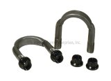 Universal Joint U-Bolt - Nuts Included - Steel - Black Oxide - 1350 Series Yoke - Kit thumbnail 1
