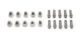 Brake Rotor Fastener Kit - Front - 5/16-24 in Thread - 0.875 in Long - 12 Point Head - Steel - Natural - Set of 16 thumbnail 1