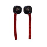 Head and Neck Support Hardware - Quick Release - Black - Red Tether - Kit thumbnail 1