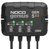 Battery Charger - Genius - AGM / Lithium-ion - 12V - 15 amps - Indicator lights - 3-Bank - Quick Connect Harness - Each thumbnail 1