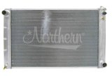 Radiator - 30.75 in W x 18.625 in H x 3.125 in D - Driver Side Inlet - Passenger Side Outlet - Aluminum - GM Fullsize Car 1967-87 / Fullsize Truck 1973-81 - Each thumbnail 1