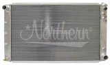 Radiator - 33 in W x 18.125 in H x 3.125 in D - Passenger Side Inlet - Driver Side Outlet - Aluminum - Natural - Automatic - GM Fullsize Truck 1973-91 - Each thumbnail 1