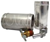 Radiator Modification Kit - Hose Connections / Fittings / Weld-In Bung / Petcock - Aluminum - Natural - Kit thumbnail 1