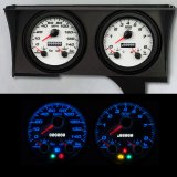 Gauge Kit - Performance II - Analog - Fuel Level / Oil Pressure / Water Temperature / Voltmeter / Tachometer / Speedometer - White Face - GM G-Body 1978-88 - Kit thumbnail 1