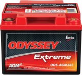 Battery - Extreme Series - AGM - 12V - 330 Cold Cranking Amps - Threaded Top Terminals - 6.6 in L x 5 in H x 6.9 in W - Each thumbnail 1
