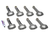 Connecting Rod - Ultra Light Series - I Beam - 6.000 in Long - Bushed - 3/8 in Cap Screws - ARP2000 Bolt - Forged - Steel - Small Block Chevy - Set of 8 thumbnail 1