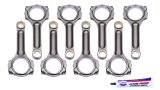 Connecting Rod - Speedway Series - I Beam - 6.000 in Long - Bushed - 7/16 in Cap Screws - ARPL19 Bolt - Forged - Steel - Small Block Chevy - Set of 8 thumbnail 1