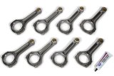 Connecting Rod - Big Block-Max - I Beam - 6.385 in Long - Bushed - 7/16 in Cap Screws - ARPL19 Bolt - Forged - Steel - Big Block Chevy - Set of 8 thumbnail 1