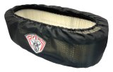Air Filter Wrap - Oval - 13 in L x 3.5 in W - OTR Logo - Polyester - Black - Each thumbnail 1