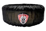 Air Filter Wrap - Round - 14 in Diameter - 5 in Tall - OTR Logo - Polyester - Black - Each thumbnail 1