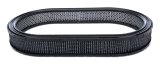 Air Filter Element - Oval - 21.09 in L x 12.09 in W - 2.5 in Tall - Wire Mesh Included - Paper - Gray - Universal - Each thumbnail 1