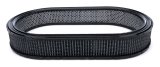 Air Filter Element - Oval - 21.09 in L x 12.09 in W - 3 in Tall - Wire Mesh Included - Paper - Gray - Universal - Each thumbnail 1